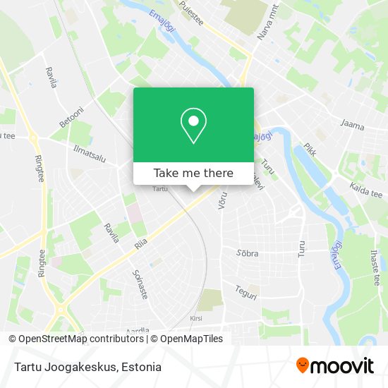 Tartu Joogakeskus map