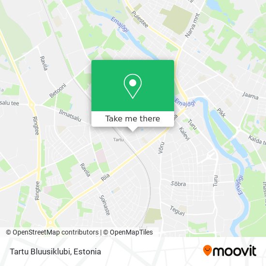 Tartu Bluusiklubi map