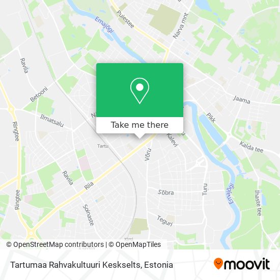 Tartumaa Rahvakultuuri Keskselts map