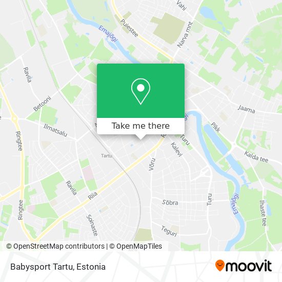 Babysport Tartu map