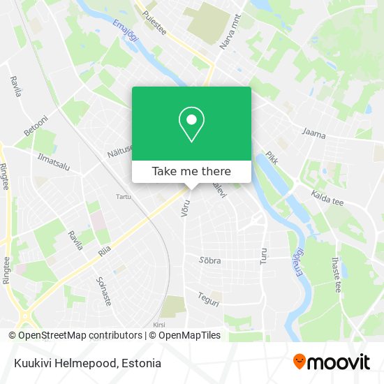 Kuukivi Helmepood map