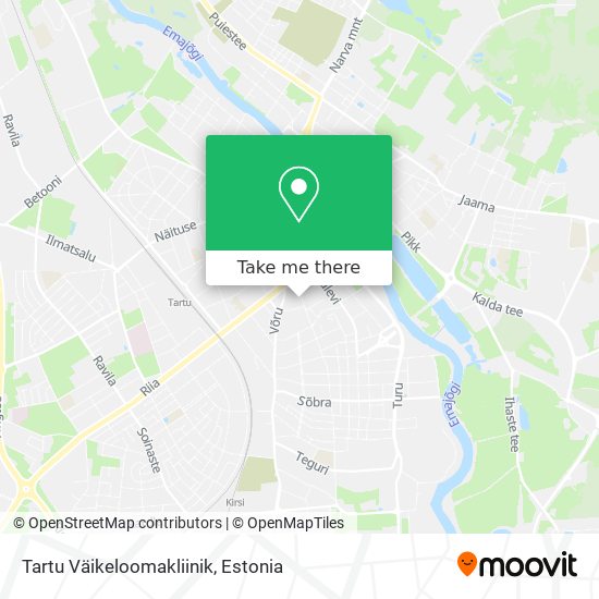 Tartu Väikeloomakliinik map