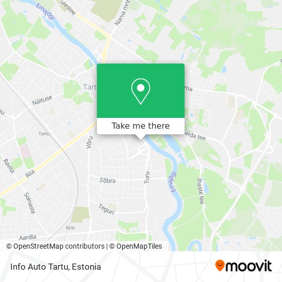 Info Auto Tartu map