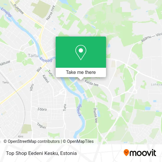 Top Shop Eedeni Kesku map