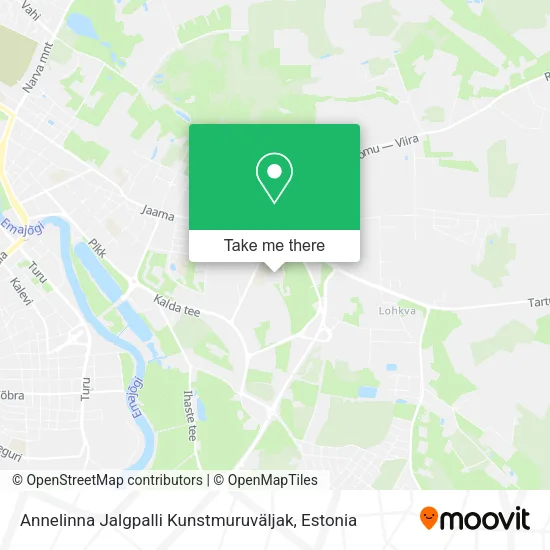 Карта Annelinna Jalgpalli Kunstmuruväljak