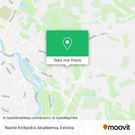 Naiste Kickpoksi Akadeemia map