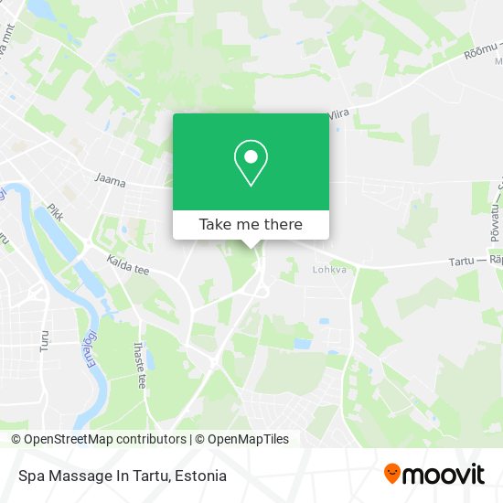 Spa Massage In Tartu map