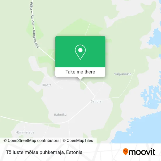 Карта Tõlluste mõisa puhkemaja