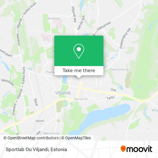 Sportlab Ou Viljandi map