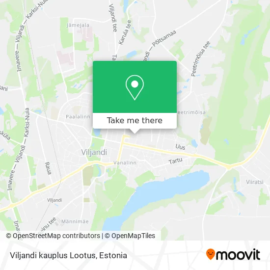 Карта Viljandi kauplus Lootus