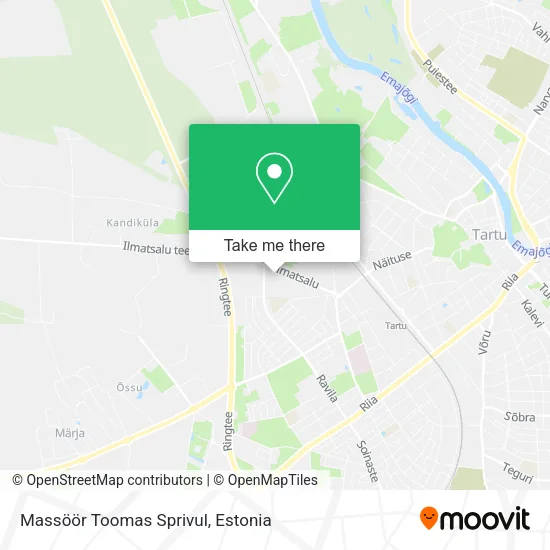 Карта Massöör Toomas Sprivul