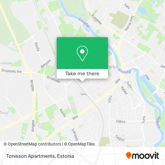 Tonisson Apartments map