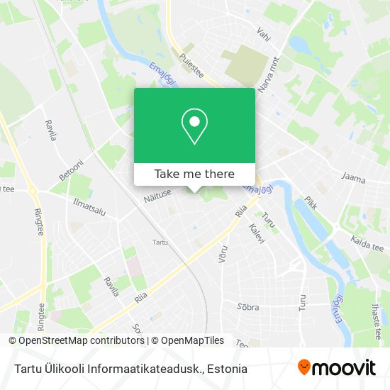 Tartu Ülikooli Informaatikateadusk. map