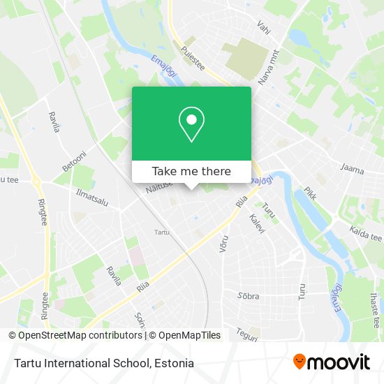 Tartu International School map