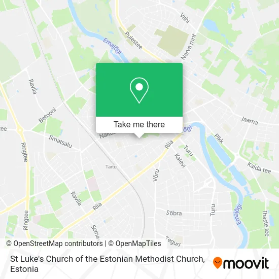 Карта St Luke's Church of the Estonian Methodist Church