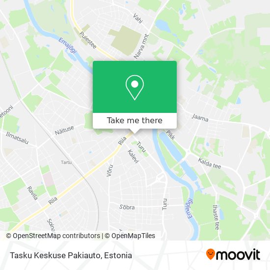 Карта Tasku Keskuse Pakiauto