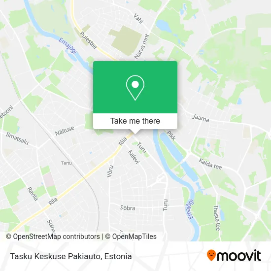 Карта Tasku Keskuse Pakiauto
