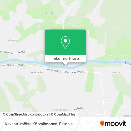 Kavastu mõisa Kõrvalhooned map