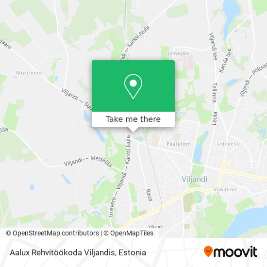 Aalux Rehvitöökoda Viljandis map