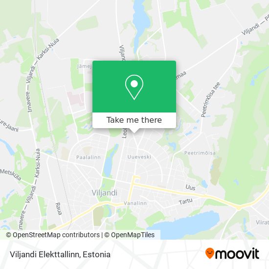 Viljandi Elekttallinn map