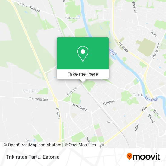 Карта Trikiratas Tartu