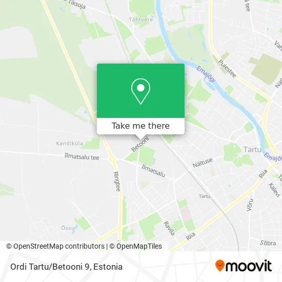 Карта Ordi Tartu/Betooni 9