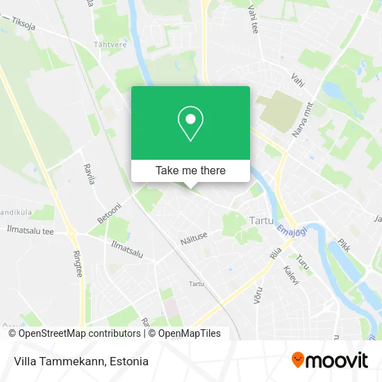 Villa Tammekann map
