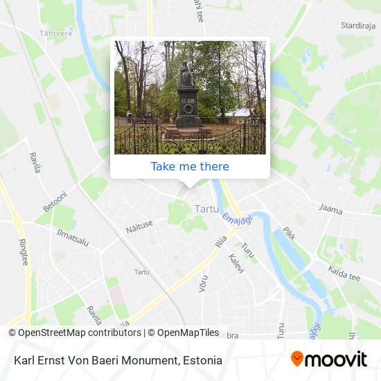 Карта Karl Ernst Von Baeri Monument