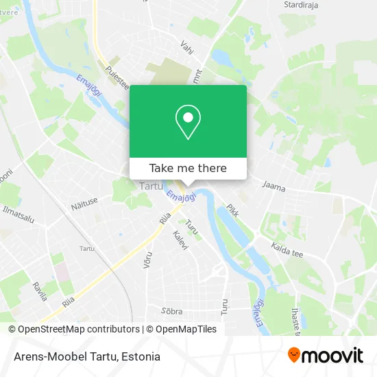 Карта Arens-Moobel Tartu