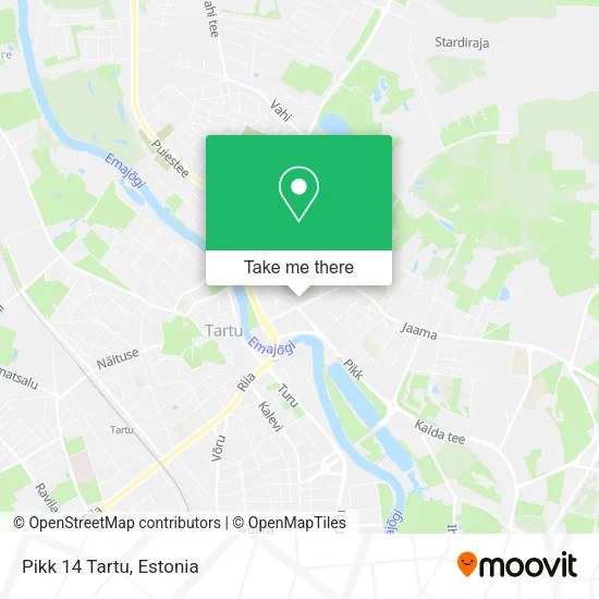 Карта Pikk 14 Tartu