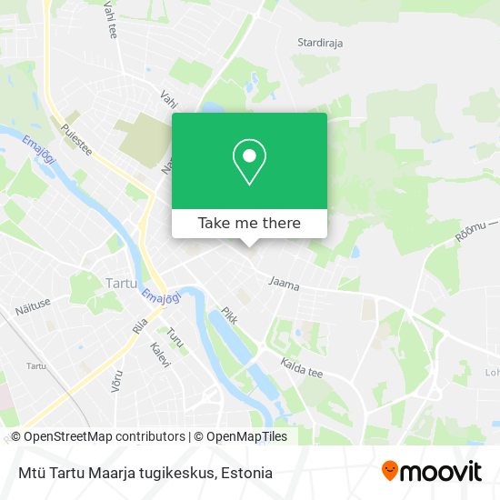 Mtü Tartu Maarja tugikeskus map