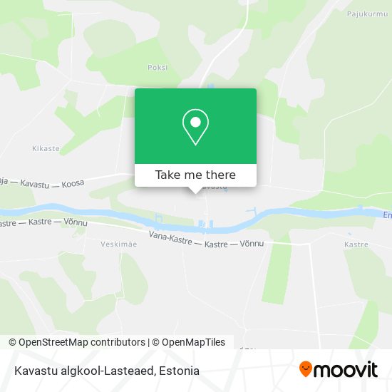 Kavastu algkool-Lasteaed map
