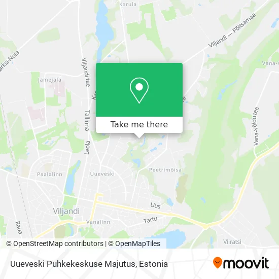 Uueveski Puhkekeskuse Majutus map