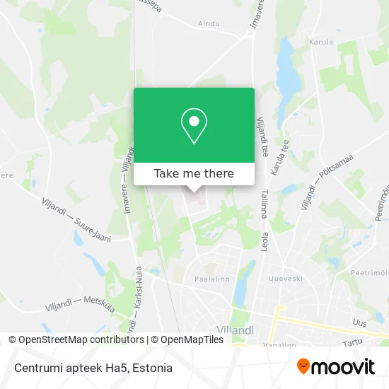 Карта Centrumi apteek Ha5