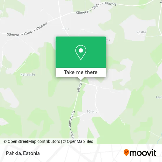 Карта Pähkla