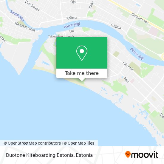 Duotone Kiteboarding Estonia map