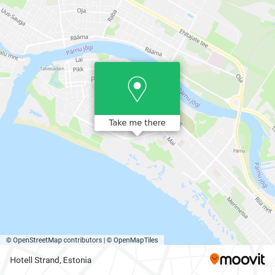 Hotell Strand map