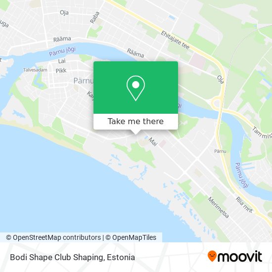 Bodi Shape Club Shaping map