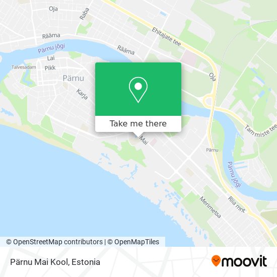 Pärnu Mai Kool map