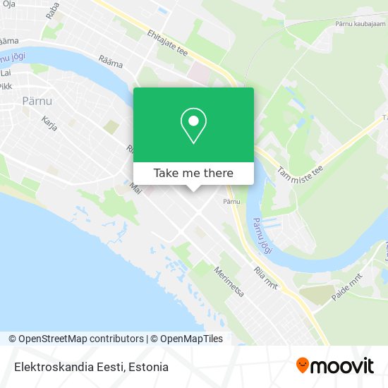Карта Elektroskandia Eesti