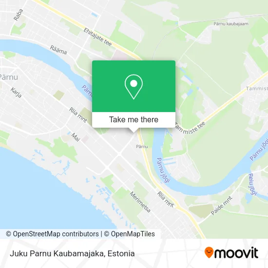 Juku Parnu Kaubamajaka map