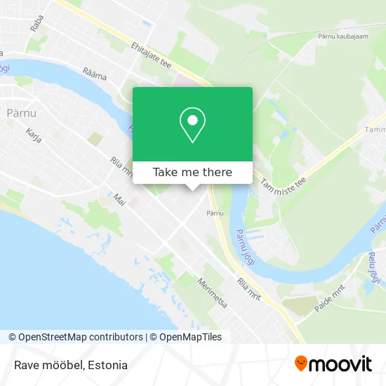 Карта Rave mööbel