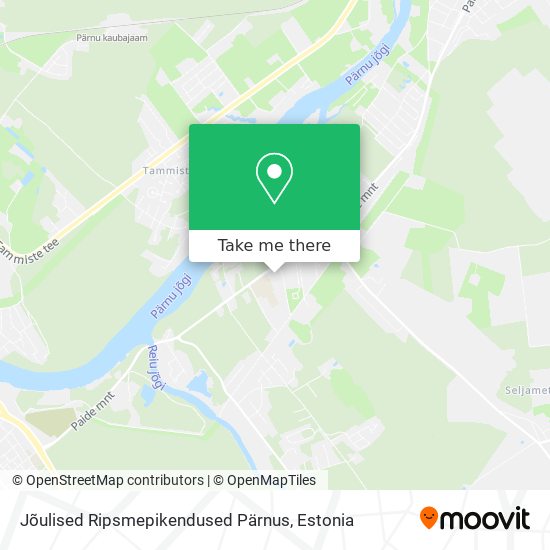 Карта Jõulised Ripsmepikendused Pärnus