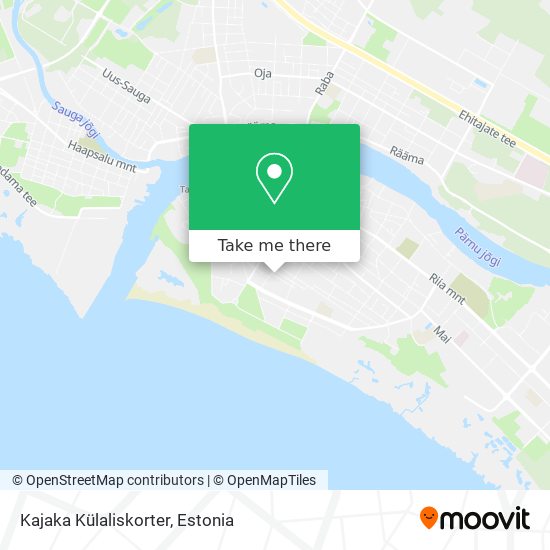 Карта Kajaka Külaliskorter