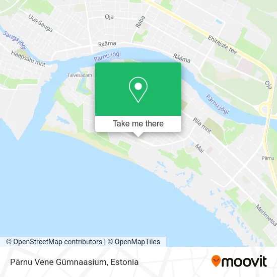 Карта Pärnu Vene Gümnaasium