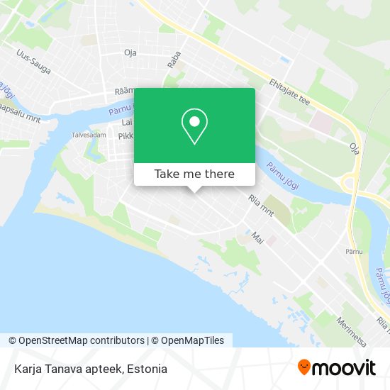 Карта Karja Tanava apteek