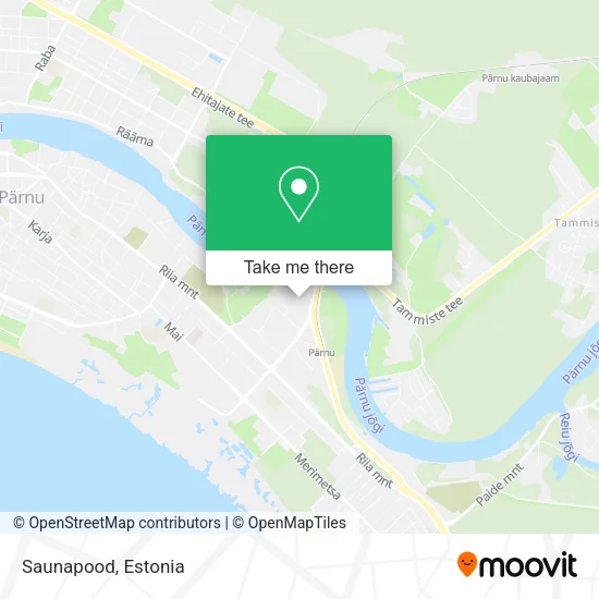 Saunapood map