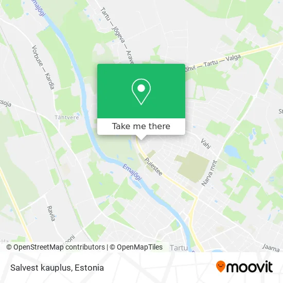 Карта Salvest kauplus