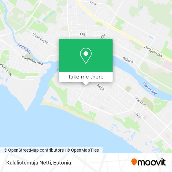 Külalistemaja Netti map