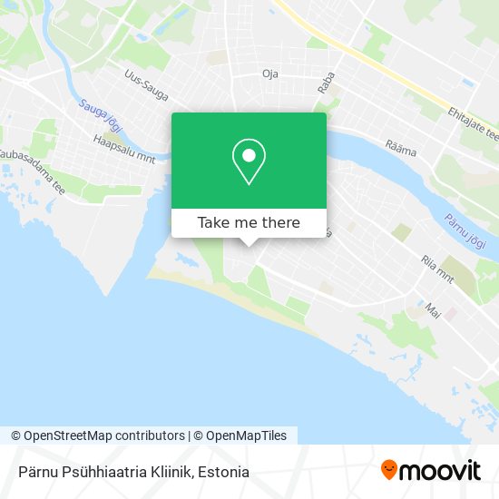 Pärnu Psühhiaatria Kliinik map